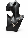 Gucci Sterling Silver Boule Heart Toggle Ball Chain Necklace 925 Italy + COA