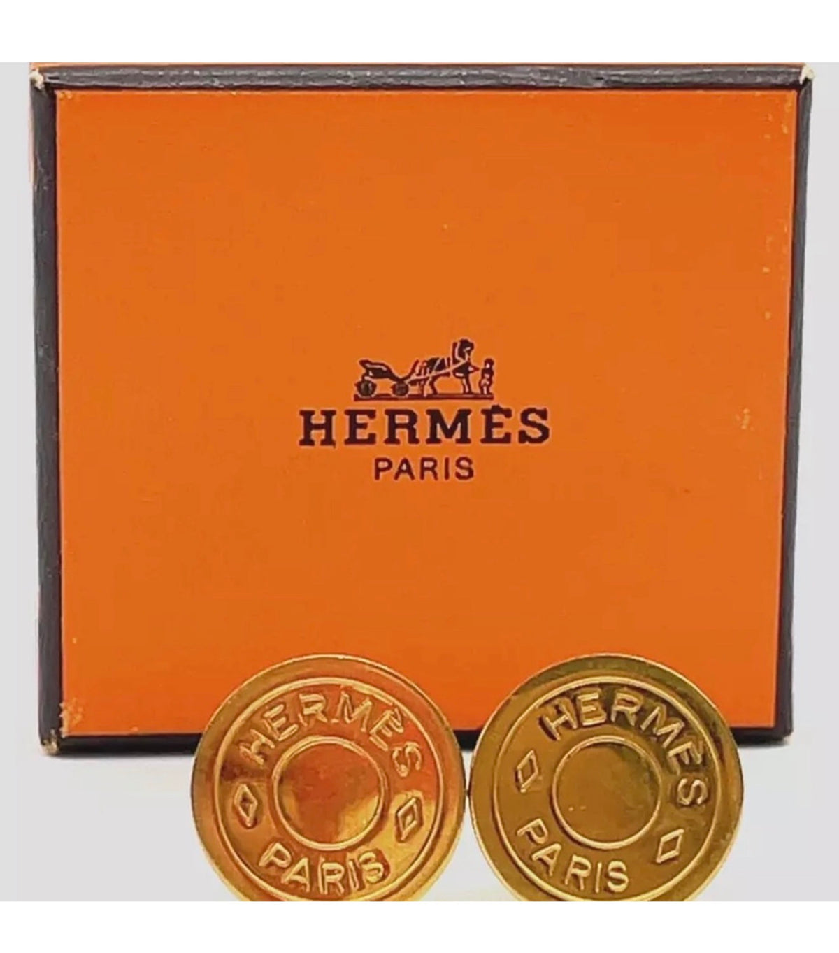 Hermes Clip on Earrings