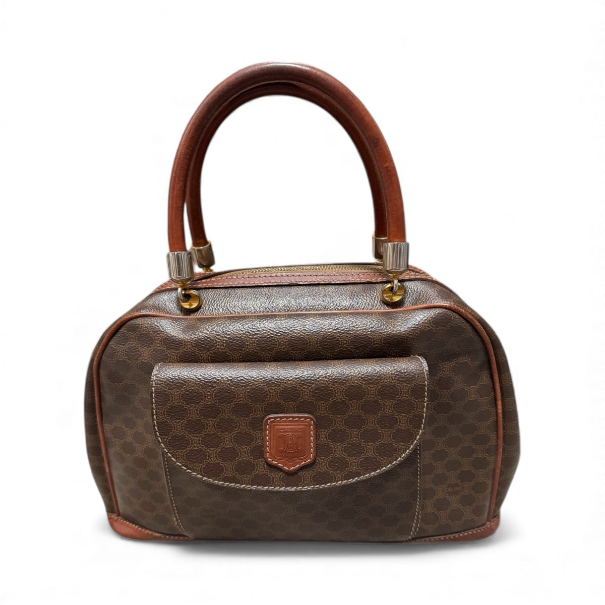 Vintage Celine Macadam Canvas Hand bag