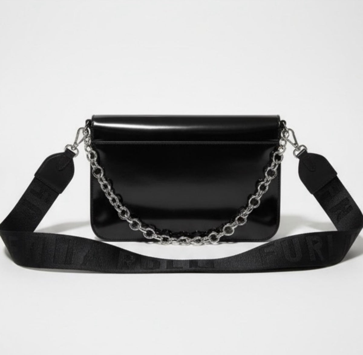 NWT FURLA Shoulder Bag FURLA Splendida Women's BlackBrown